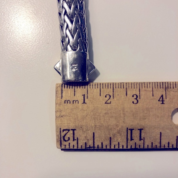 John Hardy Classic Chain 10.5MM Pavé Icon Bracelet - Picture 6 of 7